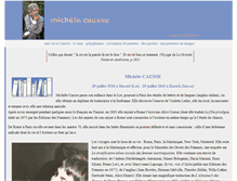 Tablet Screenshot of michele-causse.com